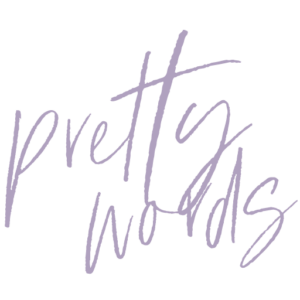Logo von pretty words