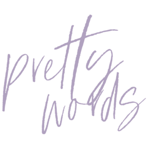 Logo von pretty words